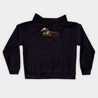 Steampunk Bird Kids Hoodie